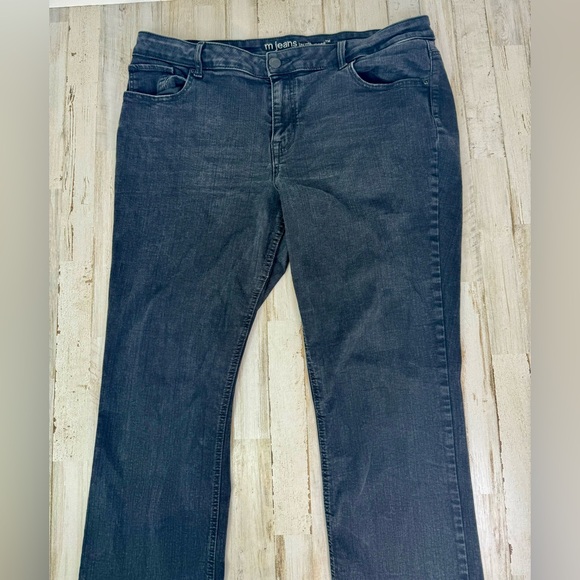 Women's M Jeans by Maurices mid-rise bootcut black jeans size 20W - Picture 2 of 11